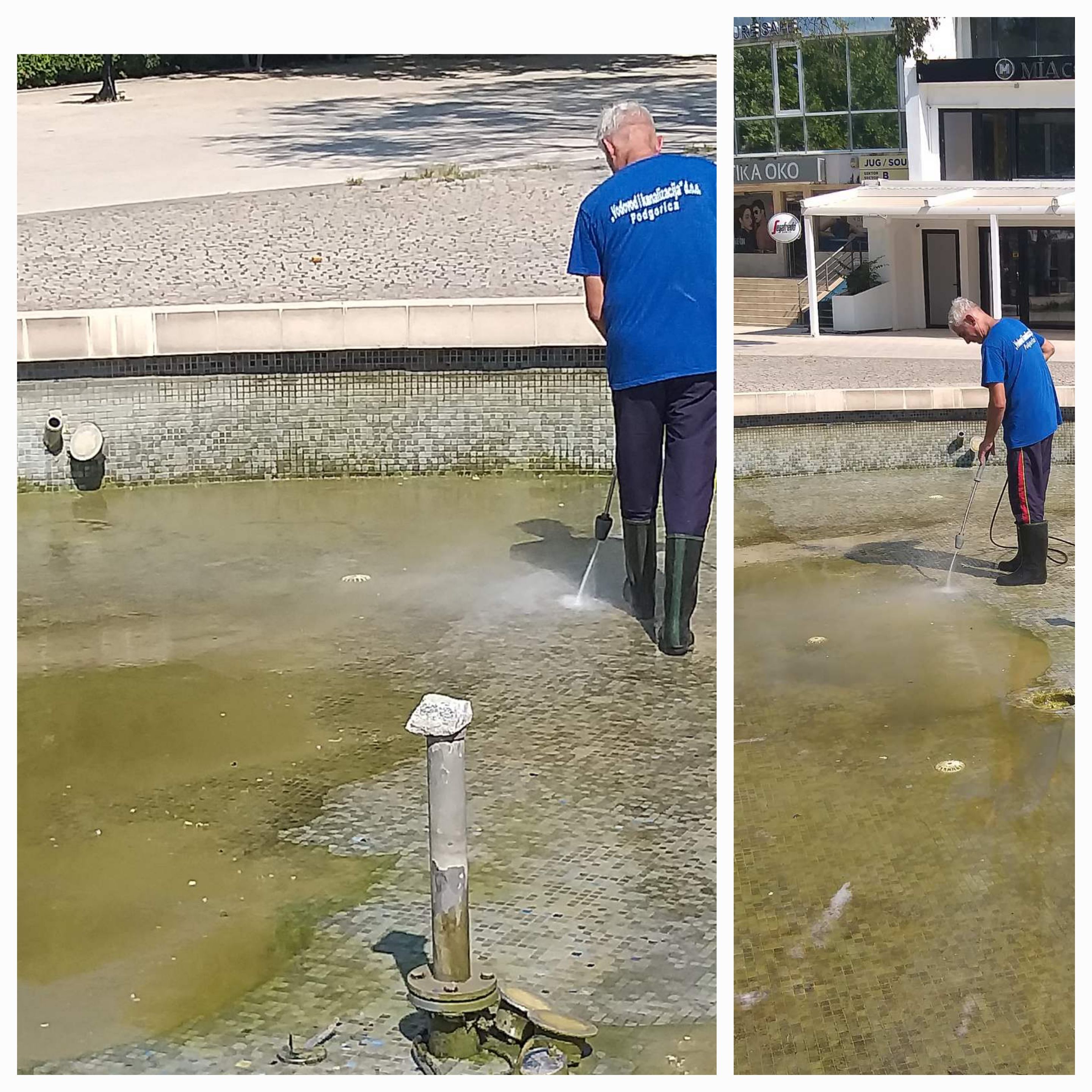 Akcija čišćenja fontana