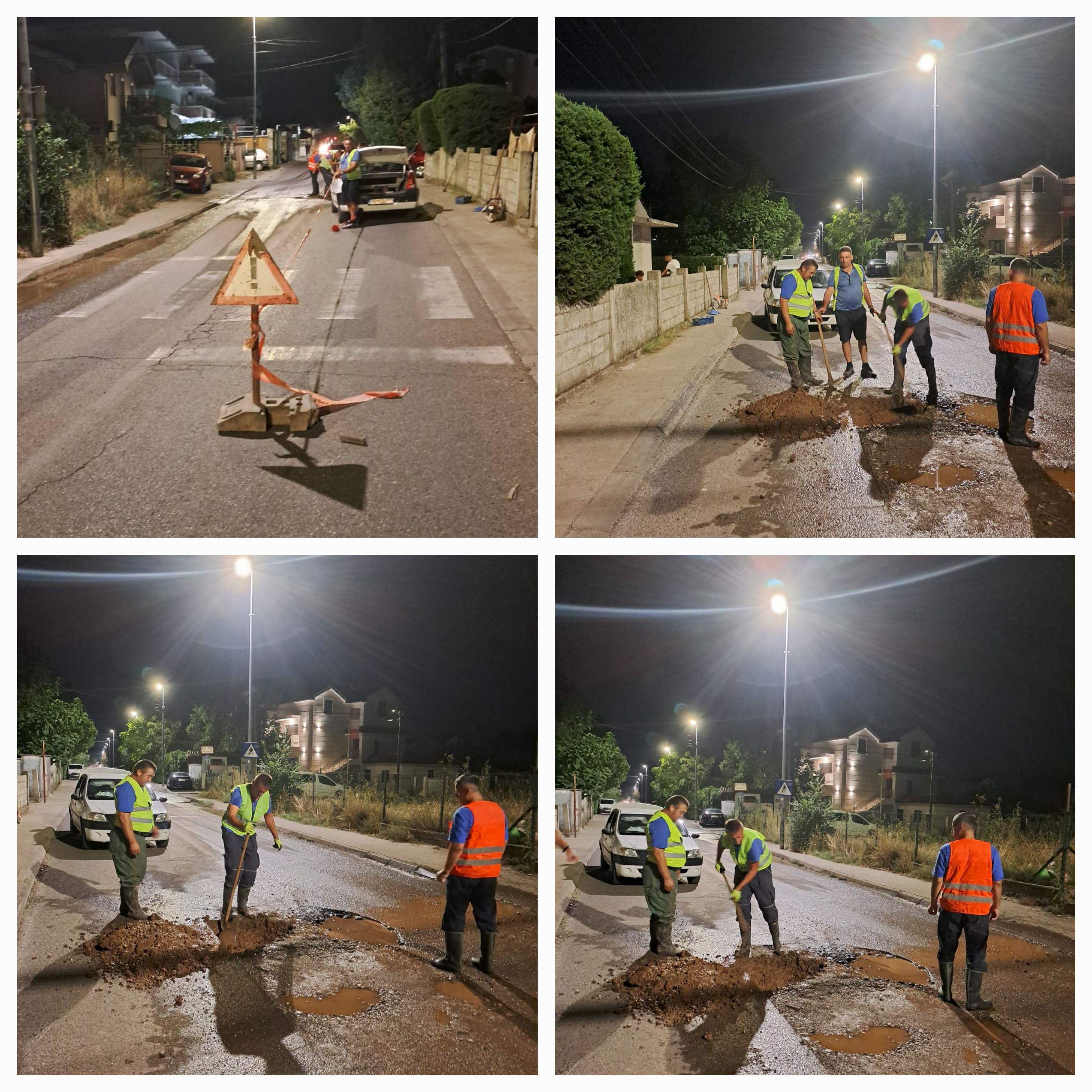 Radovi u Ulici Iva Andrića